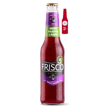 Frisco Cider VRATNÁ LÁHEV 0,33L Lesní ovoce