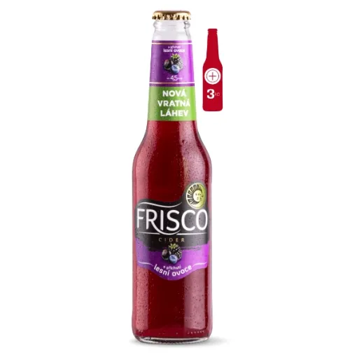 Frisco Cider VRATNÁ LÁHEV 0,33L Lesní ovoce