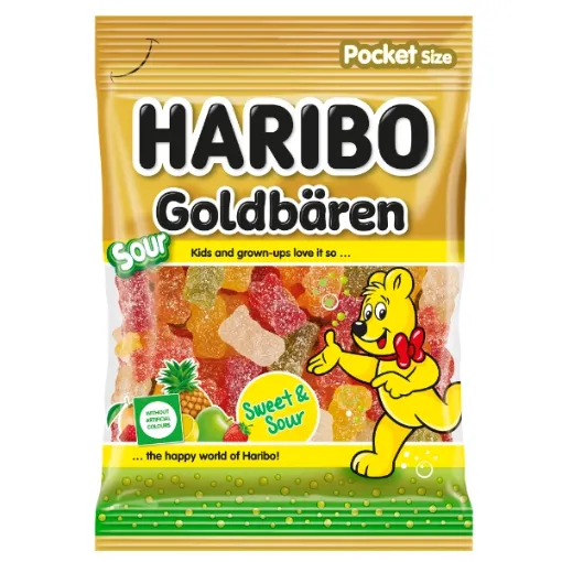 Haribo H1 Goldbaren Sour 80g