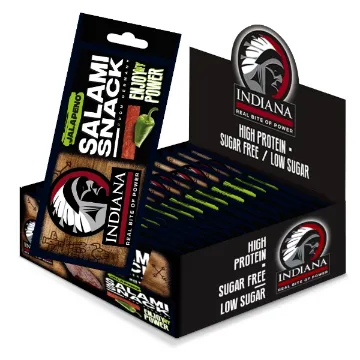 Indiana Snack Salami 36b x 20ks x 18g Jalapeno