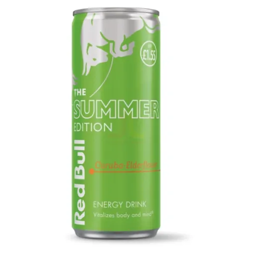 RedBull CZ 250ml GREEN Curuba + Bezový kvet