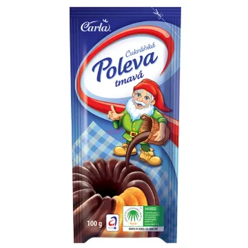 Carla 100g Cukrářská poleva - Tmavá