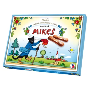 Carla 100g MIKEŠ - Čokoládové jazýčky mléčné 