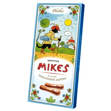 Carla 50g Mikeš - Čokoládové jazýčky mléčné