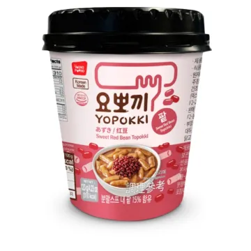 YOPOKKI Topokki CUP 120g Sweet Red Bean