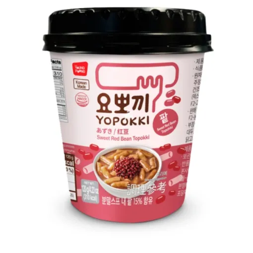 YOPOKKI Topokki CUP 120g Sweet Red Bean