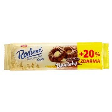 Sedita RODINNÉ VĚNEČKY 100g + 20% Kakaové