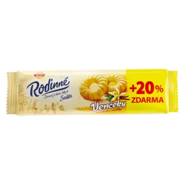 Sedita RODINNÉ VĚNEČKY 100g + 20%  Vanilkové