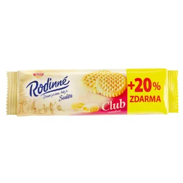 Sedita RODINNÉ CLUB 140g + 20% Máslové sušenky