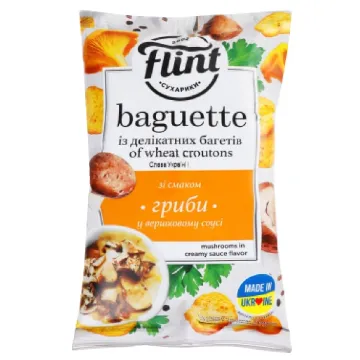 UKR Flint krutonky 60g Pšeničné - Houby ve smetanové omáčce