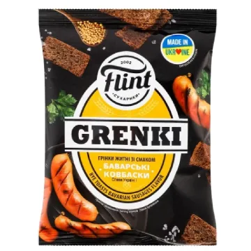 UKR Flint krutonky 70g Žitné - Bavorská klobása