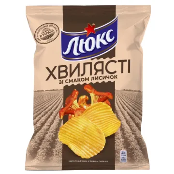 UKR LUX chipsy 125g Houby Lišky