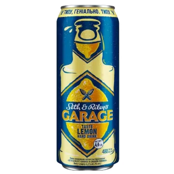 UKR Pivo GARAGE Plech 0,5L Lemon alc.6%