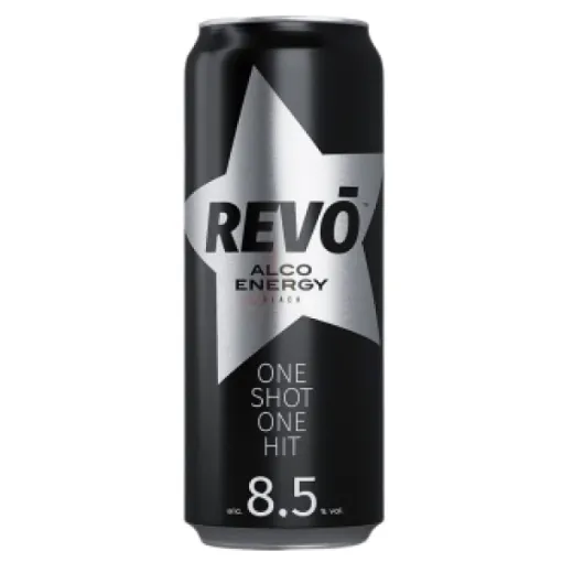 UKR REVO energetický 0,5L Black 8,5%
