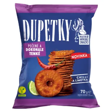 DUPETKY pecené & chilli-lime 21x70g