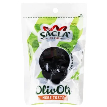 IT. Olive Nere 100g Tostate Busta - SACLA