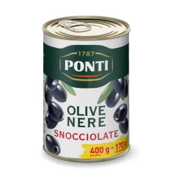 IT. Olive Nere 400g Snocciolate - PONTI