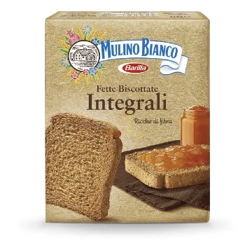 IT. Mulino Bianco 315g Fette Integrali (Celozrnné) - B