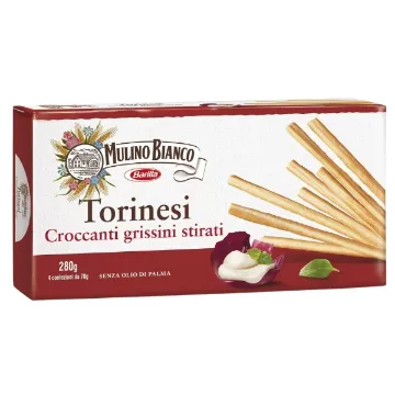 IT. Mulino Bianco Tyčinky 280g Torinesi Croccanti Grissini-