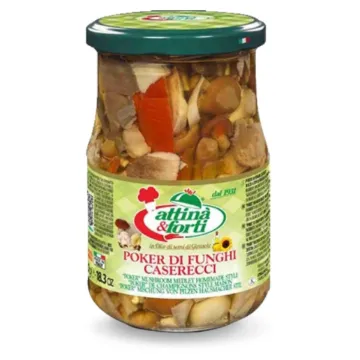 IT. Poker Di Funghi 190g Casarecci - ATTINA & FORTI