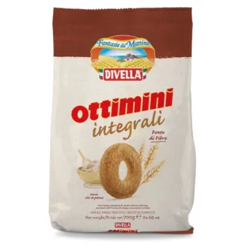 IT. Divella Sušenky 700g Ottimini Integrali - Celozrnný