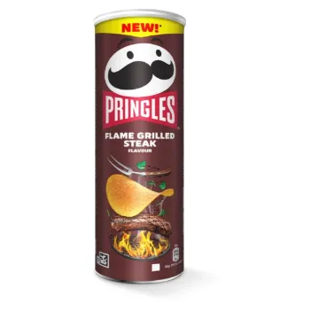 Pringles 165g Flame Grilled Steak