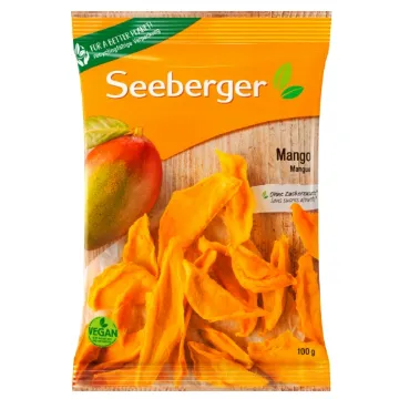Seeberger 100g Mango Stripes - Mango Plátky Sušené