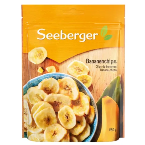 Seeberger 150g Banana Chips - Banánové Chipsy
