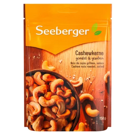 Seeberger 150g Cashew Nuts Roasted - Kešu Pražené Solené