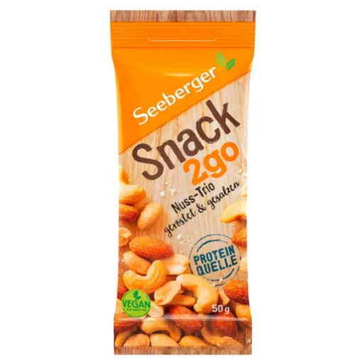 Seeberger Snack2Go 50g Nut Roasted - Ořechy Pražené Solené