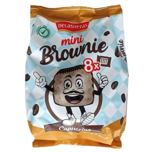 Brownie Mini Delasheras 200g Capuccino