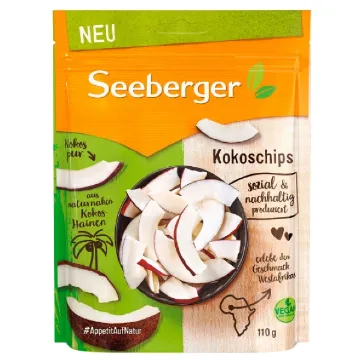 Seeberger 110g Coconut Chips - Kokosové chipsy