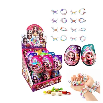 JBEE CANDY PRINCES EGG 6b*18ks*10g Plastové Vajíčko 9,5 cm