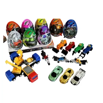 XXXL Plastové Vajíčko 8b*6*20g  4v1 CAR TOY