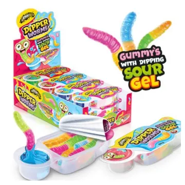 JBEE DIPPER WORM 12b*12*60g Želé + Gel