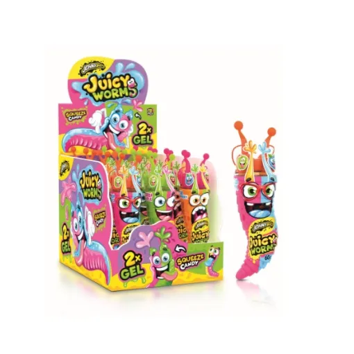 JBEE JUICY WORMS 8b*12*58g Červík se Sladkým  Gelem 