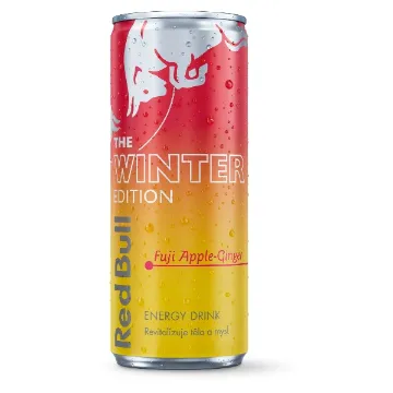 RedBull CZ 250ml Winter - Jablka Fuji - Zázvor CZ