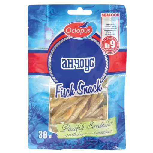 UKR Sušené Octopus 36g Filety Hejk Slané