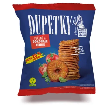 Dupetky Pečené 70g +20% Rajče-Bylinky