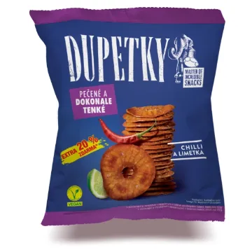 Dupetky Pečené 70g +20% Chili-Lime