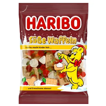 Haribo H2 Vánoce 175g Susse Wafeln