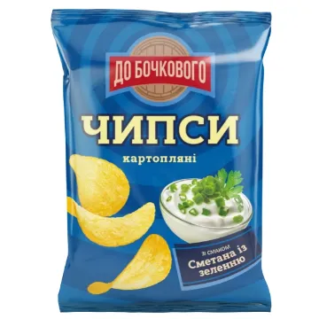 UKR Flint Chipsy 100g S Příchutí Zakysané Smetany