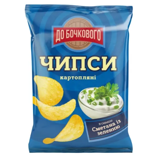 UKR Flint Chipsy 100g S Příchutí Zakysané Smetany