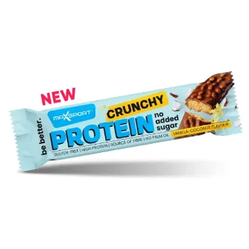MaXsport CRUNCHY Protein tyč. 40g Vanilka&Kokos No Added Sug