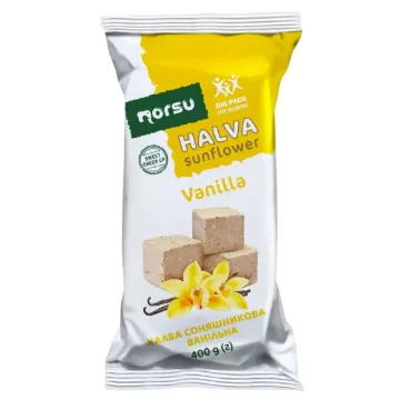 UKR ES Norsu Halva slunečnicová 400g Vanilková 12ks