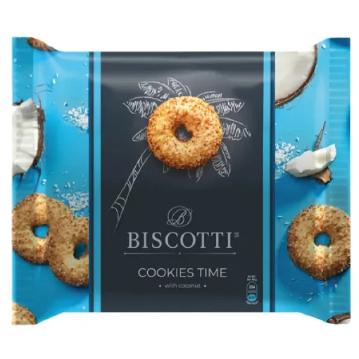 UKR Biscotti Sušenky z křehkého těsta 160g S Kokosem