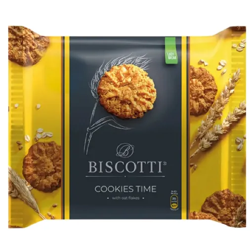 UKR Biscotti Sušenky z křehkého těsta 170g S Ovesnými Vločka