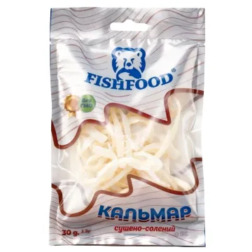 UKR Fishfood Sušené kalamáry 30g Proužky
