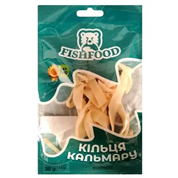 UKR Fishfood Sušené kalamáry 30g Kroužky
