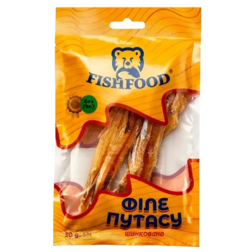 UKR Fishfood Sušené filety z putasu 30g Pásky